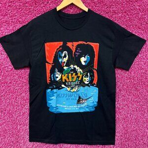 Kiss Kruise Kiss World at Sea rock tshirt Medium
